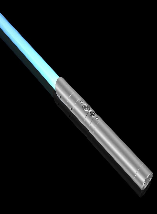 سيف ضوئي من أوومي، بسبعة ألوان RGB، بمقبض معدني، قابل لإعادة الشحن عبر منفذ USB، مع مؤثرات صوتية، مناسب للأطفال والكبار، ولأزياء التنكر، وعيد الطفل. - Image 1